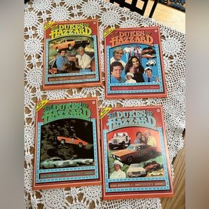 COPY - 4 Vintage Lot 1981 Dukes of Hazzard Coloring Activity Books unused.